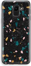 Case Company® - Samsung Galaxy J6 (2018) hoesje - Terrazzo N°10 - Soft Cover Telefoonhoesje - Bescherming aan alle Kanten en Schermrand