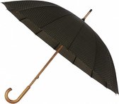 paraplu 105 cm polyester/fiberglass zwart