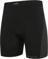 fietsonderbroek P-Beyond dames polyamide zwart mt XXL