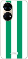 6F hoesje - geschikt voor Huawei P50 -  Transparant TPU Case - FC Groningen #ffffff