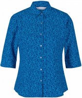 blouse Nimis III dames polyester/viscose blauw maat 42