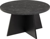 Smuk Salontafel Ø 70 cm Warner Marmer Zwart