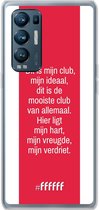 6F hoesje - geschikt voor OPPO Find X3 Neo -  Transparant TPU Case - AFC Ajax Dit Is Mijn Club #ffffff