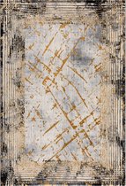 Magic Floor - Tapijt - Vloerkleed - PERA 0416A - Zwart - Polyester - (300x80cm)