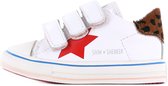 Sneakers | Meisjes | white red | Leer | Shoesme | Maat 29