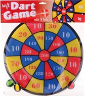 Klitteband dartspel met 3 ballen +/- 36 cm