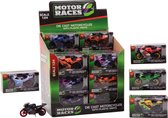 Super Bike motorset 1:24 in display 6 assorti