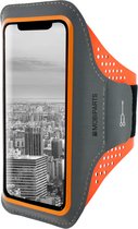 Apple iPhone XR Hoesje - Mobiparts - Comfort Fit Serie - Neopreen Sportarmband - Neon Orange - Hoesje Geschikt Voor Apple iPhone XR