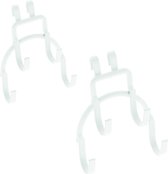 riemhouder Xtend 7,5 cm staal wit 2 stuks