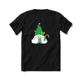 Kerstkabouter Buddy Kerst T-shirt | Groen | Jongens / Meisjes | Grappige Foute kersttrui Shirt Cadeau | Kindershirt | Leuke Elf, Rendier, Kerstboom en Kerstballen Ontwerpen. Maat 1