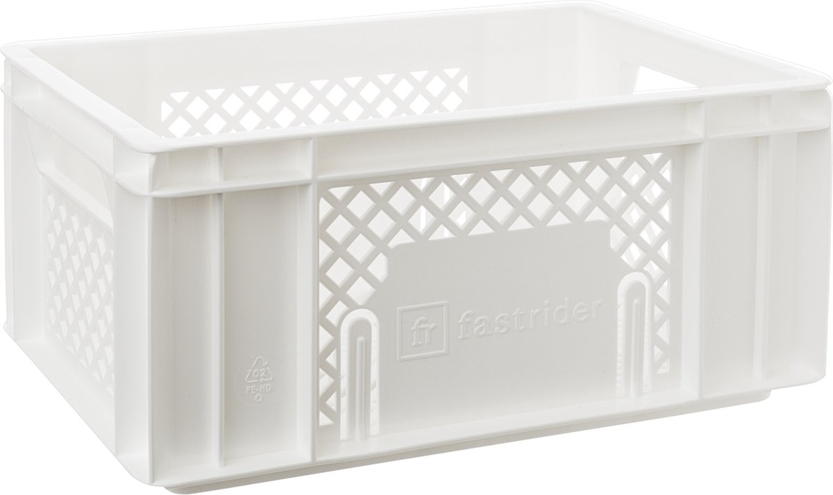 Fastrider Fietskrat Small - Wit - 8L