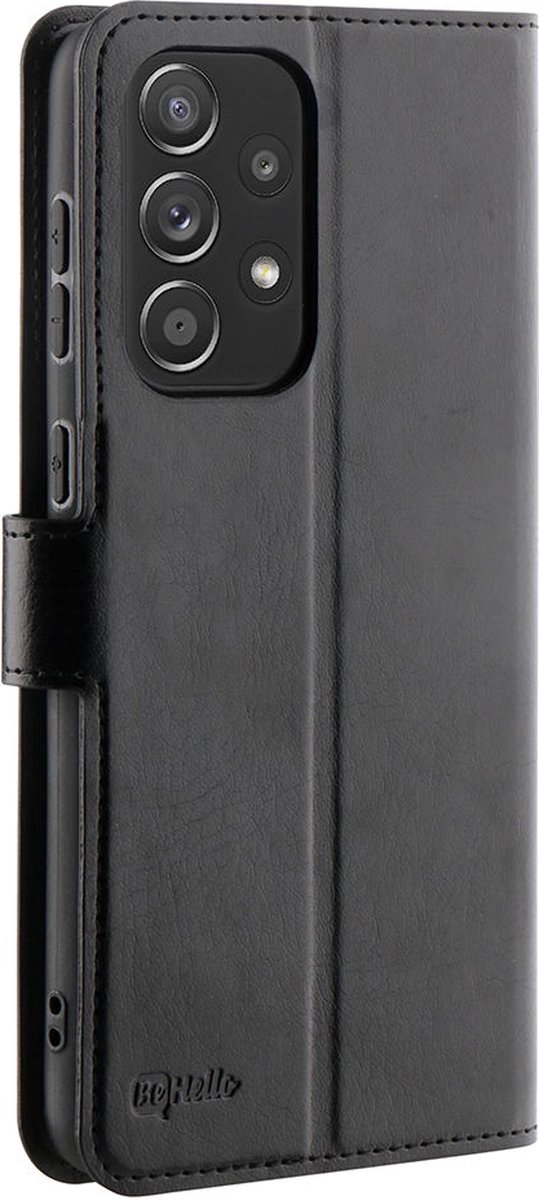 BeHello - Samsung Galaxy A73 5G Hoesje - Gel Wallet Case Zwart