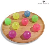 ProudProducts® - Sticky balls – Glow in the dark – TikTok trend – Fidget toys – Speelgoed – Verschillende kleuren - 4 stuks