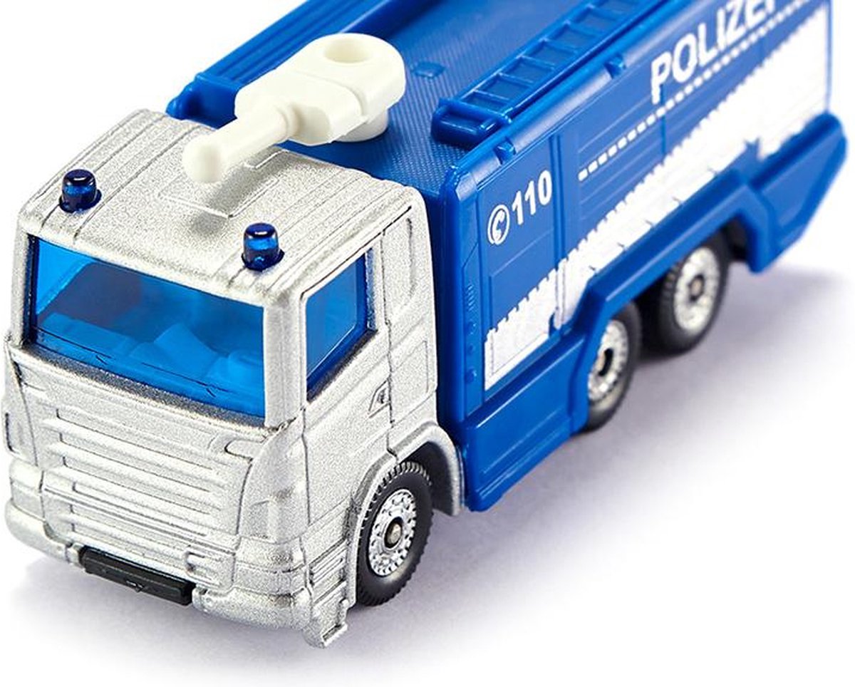 Siku Scania Polizei Waterkanon Vrachtwagen 8,4 Cm Blauw (1079) – foto 7