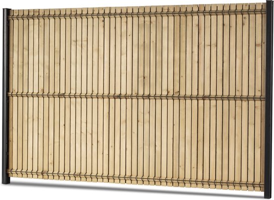 Houten blinderingskit gaas 55mm 2,50x1,93m Wood Slat - Easycloture