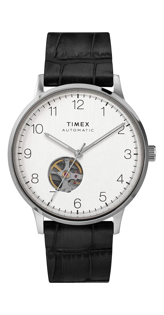 Timex Waterbury TW2U11500 Horloge - Leer - Zwart - Ø 40 mm