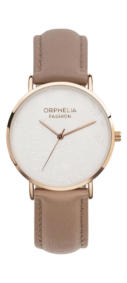Orphelia Iconic OF711814 Horloge - Leer - Bruin - Ø 36 mm