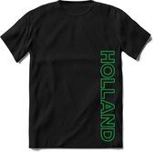 Nederland - Groen - T-Shirt Heren / Dames  - Nederland / Holland / Koningsdag Souvenirs Cadeau Shirt - grappige Spreuken, Zinnen en Teksten. Maat XL