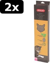 2x KRABPLANK KARTON CATNIP 44X11,5X3CM