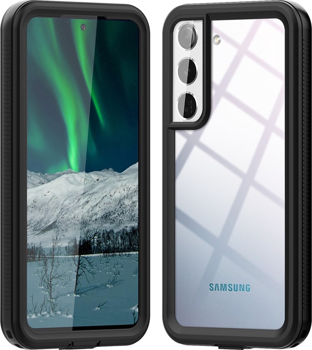 Waterdicht Hoesje Samsung Galaxy S22 - zwart