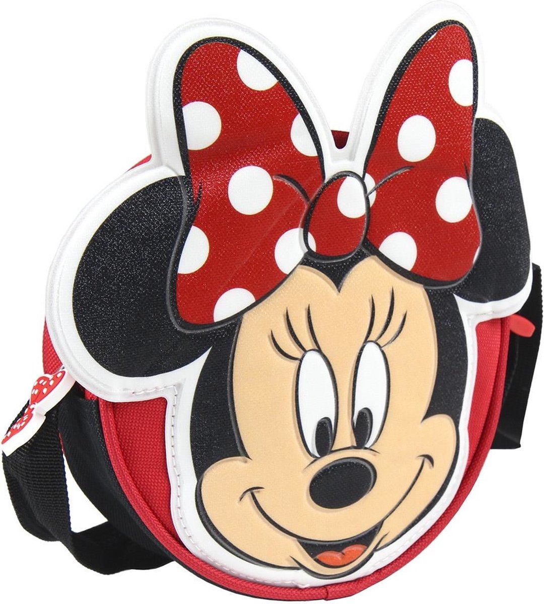 Schoudertas 3D Minnie Mouse 72882 Rood