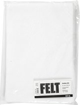 Creativ Company Hobbyvilt – Knutselvilt – A4 – 1,5-2 mm – 10 Vellen – Wit