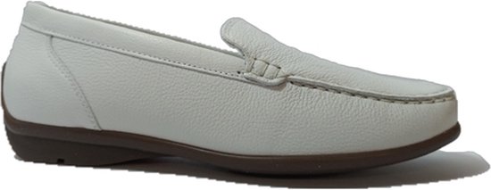 Waldlaufer 431000 Harriet - Chaussures à enfiler Adultes - Couleur : Wit/beige - Taille : 38,5