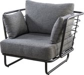 Yoi - Taiyo lounge chair alu black/panther black