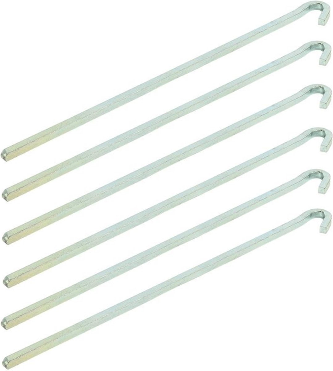 Rotspennen - 6x - Tentharingen - Halfrond - 30 cm - Metaal - Voor Tent of Windscherm