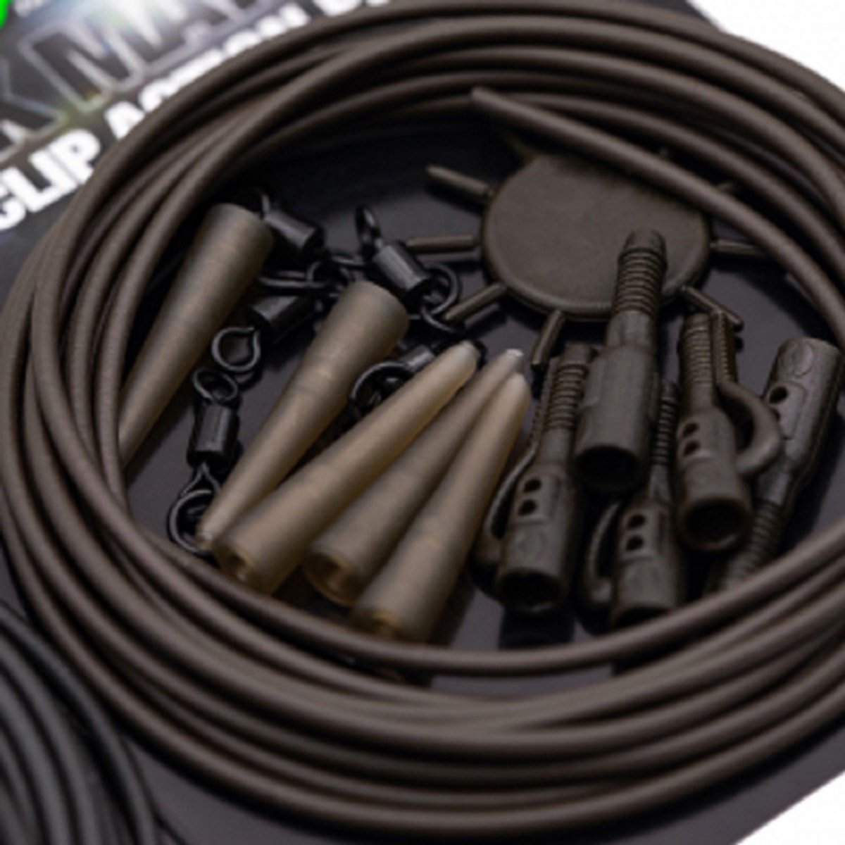Korda Dark Matter - Lead Clip Action Pack - Gravel - Gravel