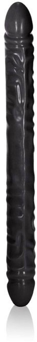 CalExotics - Veined Double Dong 18 inch - Dongs Double Zwart