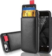 ShieldCase Leren case met pashouder geschikt voor Apple iPhone SE 2022