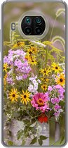 Telefoonhoesje Geschikt voor Xiaomi Mi 10T Lite 5G hoesje - Bloemen - Gieter - Kleur - Siliconen Telefoonhoesje Telefoonhoesje