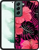 Galaxy S22+ Hardcase hoesje Tropical Flowers - Designed by Cazy