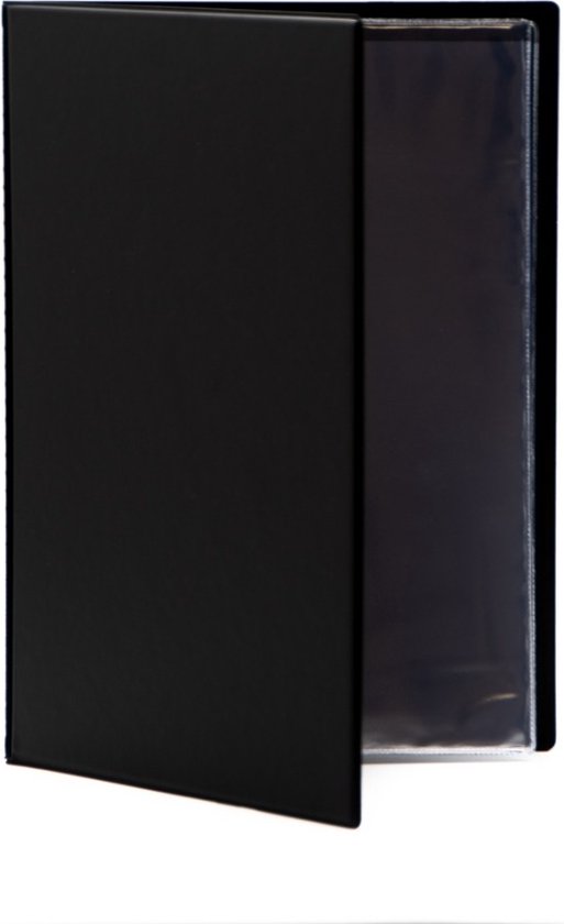Goodline® - Porte-documents en PVC / Porte-documents adapté à 12 pages - Type Classic- Zwart