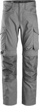 Pantalon de service Snickers 6801 avec poches genouillères - Grijs/ Grijs - 92