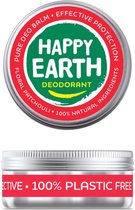 Happy Earth 100% Natuurlijke Deodorant Balm Floral Patchouli 45 gr