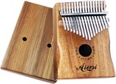 Homezie Kalimba set | Muziekinstrumenten voor kinderen & volwassenen | 17 tonen | Piano | Gemakkelijk te bespelen |  Inclusief muziekboek