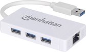 Manhattan 507578 Netwerkadapter 1 Gbit/s USB 3.2 Gen 1 (USB 3.0)