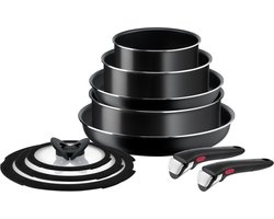 Tefal Ingenio Easy Cook & Clean Pannenset - 10-delig - Niet geschikt voor inductie Tefal Ingenio Easy Cook & Clean Pannenset - 10-delig - Niet geschikt voor inductie