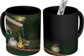Magische Mok - Foto op Warmte Mok - Vogel - Tak - Water - 350 ML - Uitdeelcadeautjes