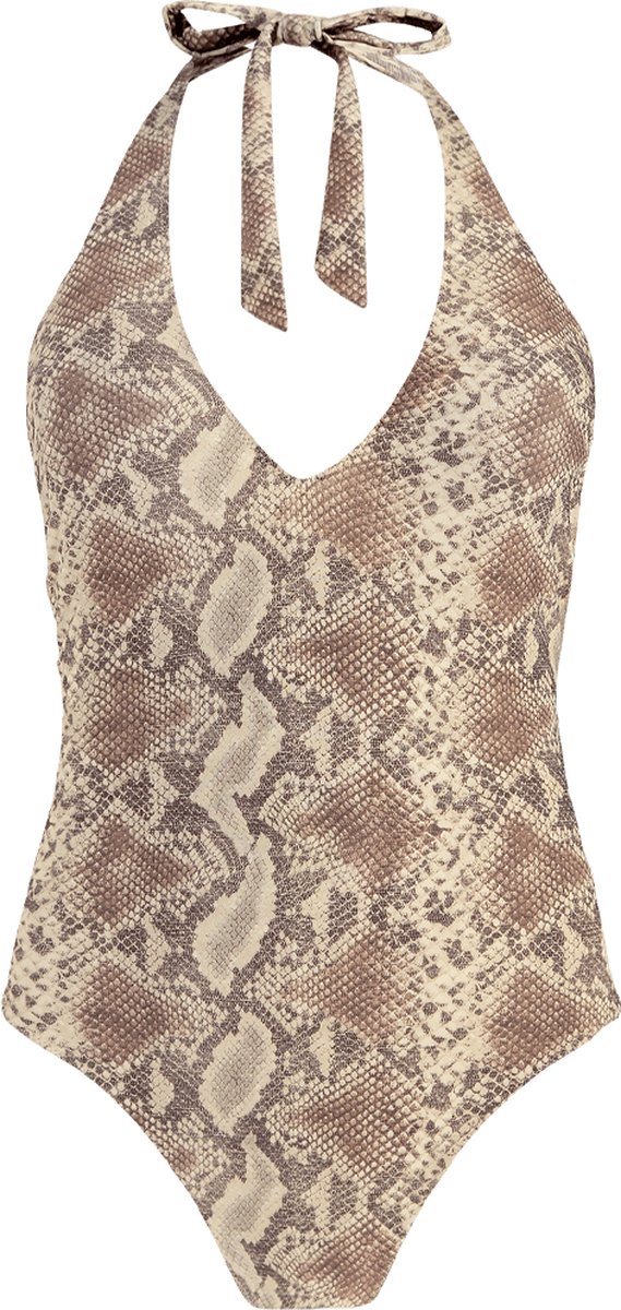 Barts Keona Halter One Piece sand Dames Badpak - Maat 38