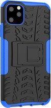 Peachy Shockproof bescherming hoesje iPhone 11 Pro Max case - Blauw