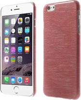 Peachy Brushed hardcase iPhone 6 Plus 6s Plus hoesje - Rood