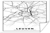 Poster België – Leuven – Stadskaart – Kaart – Zwart Wit – Plattegrond - 30x20 cm