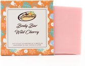 Beesha Body Bar Wild Cherry | 100% Plasticvrije en Natuurlijke Verzorging | Vegan, Sulfaatvrij en Parabeenvrij