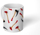 Mok - Patronen - Bijl - Axe - Mokken - 350 ML - Beker - Uitdeelcadeautjes