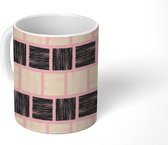 Mok - Koffiemok - Pastel - Patronen - Abstract - Mokken - 350 ML - Beker - Koffiemokken - Theemok