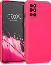 kwmobile telefoonhoesje voor OnePlus 8T - Hoesje voor smartphone - Back cover in neon roze