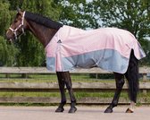 QHP Regendeken met fleece 0gr Turnout Collection - maat 135/185 - primrose